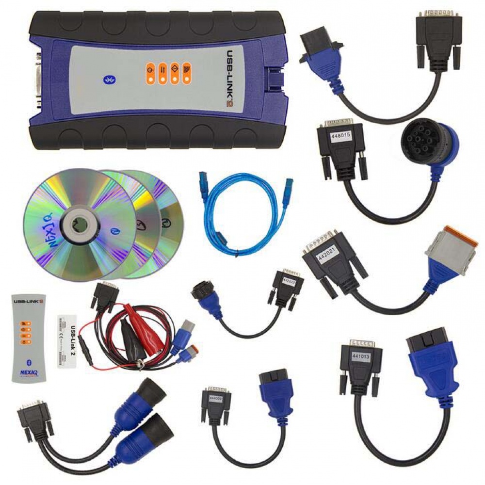 Nexiq Usb Link 2 Bluetooth Driver and Software diesel scanners Heavy Duty Truck Diagnostic Tool with All Installers