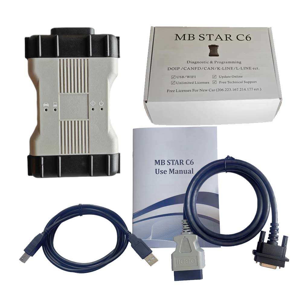 V2024.03 Wifi Benz C6 DOIP Xentry Diagnostic VCI MB Star Diagnosis tool for Cars