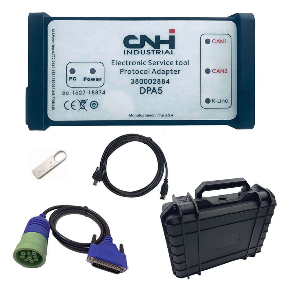 New Holland Case Diagnostic Kit CNH EST DPA5 Diesel Engine Electronic Service Tool With CNH 9.12 Engineering Software