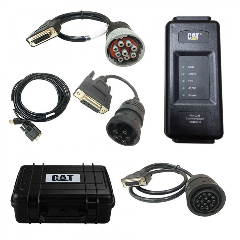 V2025A CAT ET4 Caterpillar Diagnostic Communication Adapter IV CAT Truck Heavy Equipment Diagnostic tool