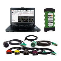 Newest 2025 V1 Noregon JPRO Professional Truck Diagnostic Tool Plus Panasonic CF54 Laptop