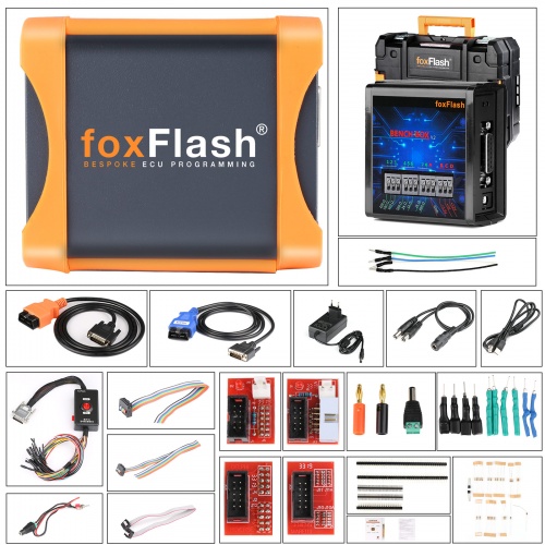 FoxFlash Chiptuning Tool Free Update with Free Damos Supports VR Reading and Auto Checksum and Super Strong ECU, TCU Clo