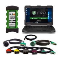 2025 V1 JPRO Professional Truck Diagnostic Scan Tool with Plus DELL 5414 Laptop