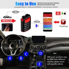 THINKCAR Thinkdiag Full System OBD2 Diagnostic Tool Powerful than Launch Easydiag With 3 Free Software
