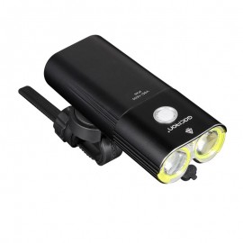 GACIRON Professional 1600 Lumens Bicycle Light Power Bank Waterproof USB Rechargeable Bike Light Flashlight
